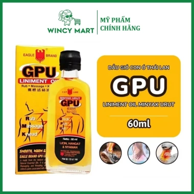 Dầu Gió Con Ó Thái Lan Eagle 60ml - Dầu Gừng Nóng Massage Giảm Đau 83.999₫