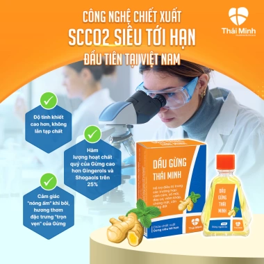 Dầu gió Gừng Thái Minh 7ml - Dầu nóng thảo dược giảm đau đầu, xương khớp, giảm giá 35.000đ 6 Dầu gió Gừng Thái Minh 7ml - Dầu nóng thảo dược giảm đau đầu, xương khớp, giảm giá 35.000đ 6