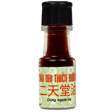 Dầu gió Nhị Thiên Đường 1.5ml - 10 chai, 29.000, cảm mạo, phong hàn, sổ mũi, chóng mặt, say tàu xe 3