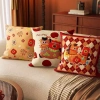 Đầu giường hoạt hình lễ hội năm con ngựa - Đệm cao cấp, cushion đỏ, giá giảm