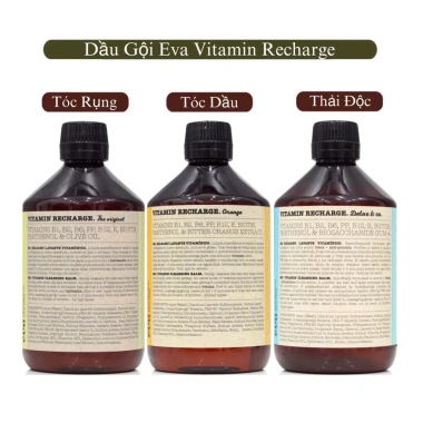 Dầu Gội 2 trong 1 Vitamin Recharge Eva - Ngăn rụng, kích thích mọc tóc, không silicone, Sunfat, Parabel - chỉ 150.000₫ 5