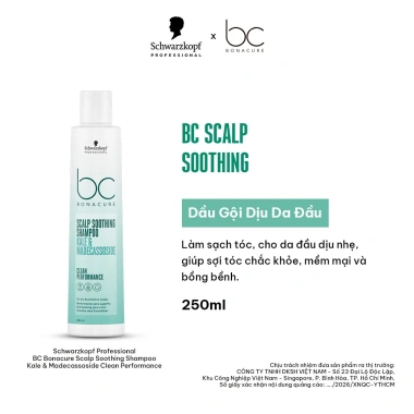 Dầu Gội BC Scalp Soothing 250ml - Dịu Nhẹ Da Đầu, Giảm Ngứa, Dưỡng ẩm, Giá 398k 2 Dầu Gội BC Scalp Soothing 250ml - Dịu Nhẹ Da Đầu, Giảm Ngứa, Dưỡng ẩm, Giá 398k 2