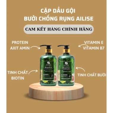 Dầu gội bưởi GRAPEFRUIT AILISE 850ml - Kích thích mọc tóc, ngăn rụng, HAIRLOVER 245k