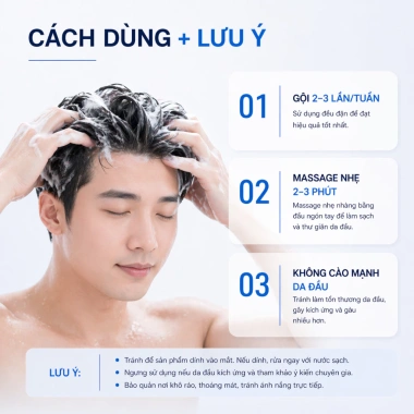 Dầu Gội CANOVA RIVESCAL DS - Sạch Gàu, Trị Nấm Da Đầu, Giảm Ngứa và Rụng Tóc, Giá 500k (Giảm 140k)