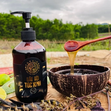 Dầu gội & Dầu xả thảo dược Tóc Xinh - Ngăn rụng tóc, mềm mượt, nuôi dưỡng - Giá 140.000 VND
