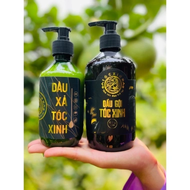 Dầu gội & Dầu xả thảo dược Tóc Xinh - Ngăn rụng tóc, mềm mượt, nuôi dưỡng - Giá 140.000 VND 5 Dầu gội & Dầu xả thảo dược Tóc Xinh - Ngăn rụng tóc, mềm mượt, nuôi dưỡng - Giá 140.000 VND 5