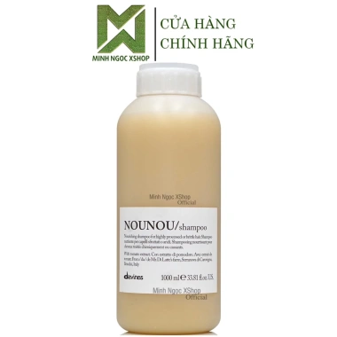 Dầu gội Davines Nounou 1.000ml - Phục hồi hư tổn, chính hãng, giảm còn 1.000.000₫