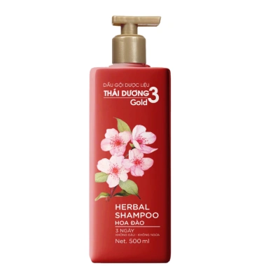 Dầu gội dược liệu Thái Dương 3 chai 480ml-600ml - Giá ưu đãi 185.000₫