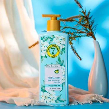 Dầu gội dược liệu Thái Dương 7 Gold bưởi tây 500ml tặng tuýp 7 Plus 50ml, giá chỉ 270.000đ 2