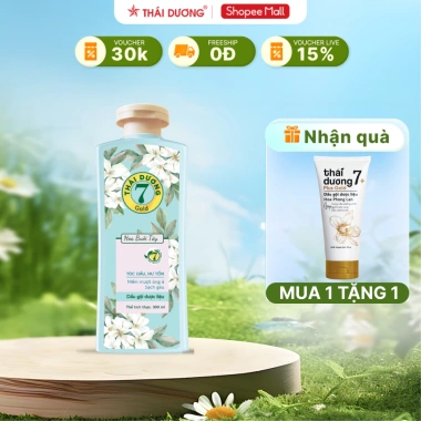 Dầu gội dược liệu Thái Dương 7 Gold bưởi tây 500ml tặng tuýp 7 Plus 50ml, giá chỉ 270.000đ 8