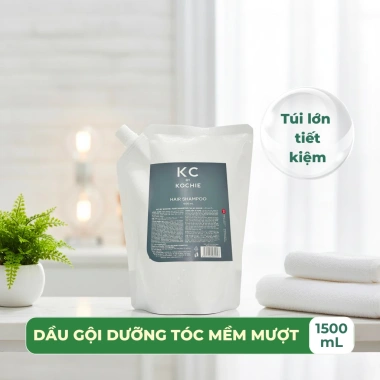 Dầu gội dưỡng tóc 1.500ml KC by Kochie - Dưỡng ẩm, mềm mượt, giảm giá 450k