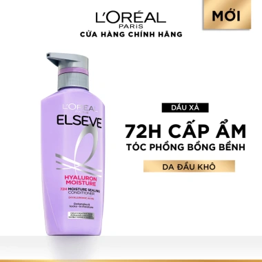 Dầu gội Elseve HA Pure 72H nhẹ bồng tóc 620ml - Dầu đầu dầu hoặc Moist da đầu khô, chỉ 179.000 3 Dầu gội Elseve HA Pure 72H nhẹ bồng tóc 620ml - Dầu đầu dầu hoặc Moist da đầu khô, chỉ 179.000 3