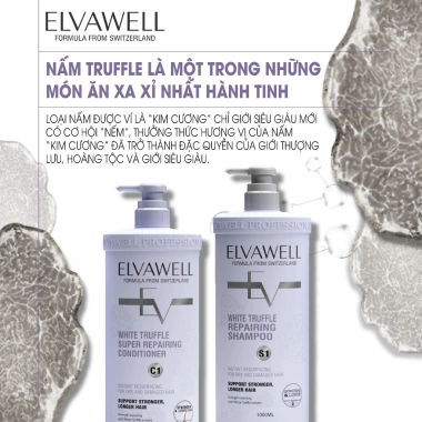 Dầu gội Elvawell White Truffle 199k - Siêu mềm mượt, phục hồi tóc, giảm gàu hiệu quả 10