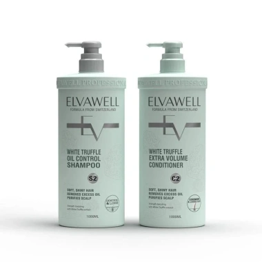 Dầu gội Elvawell White Truffle - Mềm mượt, phục hồi tóc, giảm gàu, chỉ 589.000đ
