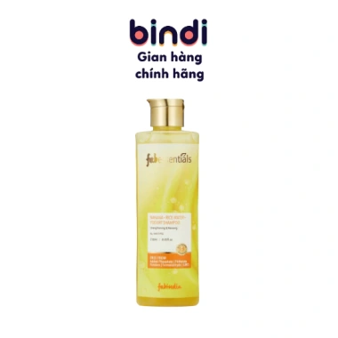 Dầu Gội Fabessentials Chuối Nước Gạo và Sữa Chua 250ml - Dưỡng ẩm, Làm sạch da đầu, Giá chỉ 159.000₫