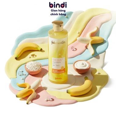 Dầu Gội Fabessentials Chuối Nước Gạo và Sữa Chua 250ml - Dưỡng ẩm, Làm sạch da đầu, Giá chỉ 159.000₫