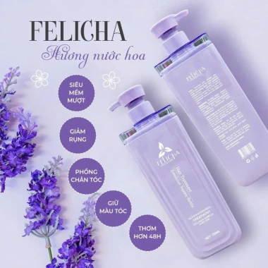 Dầu gội Felicha 750ml chính hãng - Dưỡng tóc, phục hồi hư tổn, giảm giá 20%