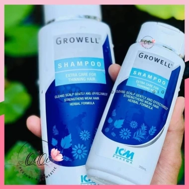Dầu gội GROWELL Singapore cho tóc yếu rụng, hỗ trợ mọc nhanh, tóc khỏe - Giá ưu đãi 120k