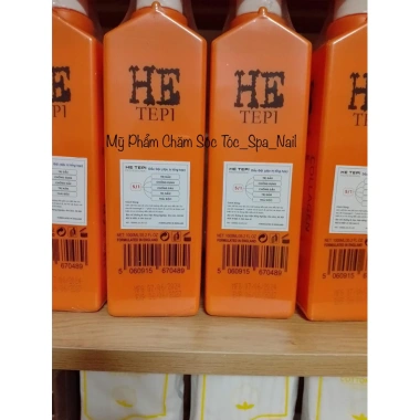 Dầu gội He Tepi Keratin Biotin 1.000ml x2 - Phục hồi tóc hư tổn, giảm gàu, chống rụng, hương nước hoa