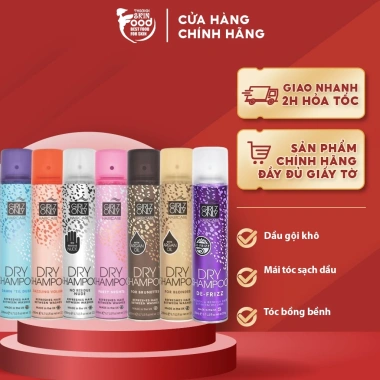 Dầu Gội Khô Girlz Only Party Nights - Tạo VOLUME ĐỈNH, Không Cặn, Giá 79.000đ Dầu Gội Khô Girlz Only Party Nights - Tạo VOLUME ĐỈNH, Không Cặn, Giá 79.000đ