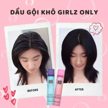 Dầu Gội Khô Girlz Only Party Nights - Tạo VOLUME ĐỈNH, Không Cặn, Giá 79.000đ 7 Dầu Gội Khô Girlz Only Party Nights - Tạo VOLUME ĐỈNH, Không Cặn, Giá 79.000đ 7