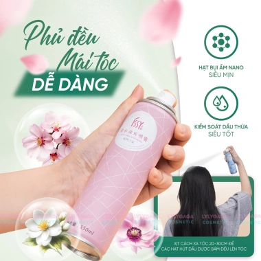 Dầu gội khô ISSY 150ml Xịt khô phồng tóc giảm bết nam nữ GX28 giá 70.000 VND 4 Dầu gội khô ISSY 150ml Xịt khô phồng tóc giảm bết nam nữ GX28 giá 70.000 VND 4