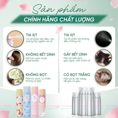 Dầu gội khô ISSY 150ml Xịt khô phồng tóc giảm bết nam nữ GX28 giá 70.000 VND