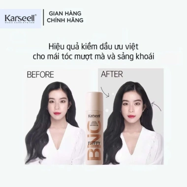 Dầu Gội Khô KARSEELL BNC 150ml - Tạo Phồng Cấp Tốc, Hút Dầu, Tươi Mới Mọi Lúc