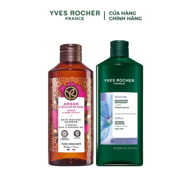 Dầu Gội Không Sulfate Yves Rocher + Sữa Tắm Hoa Hồng 300ml & 400ml - 527.000₫