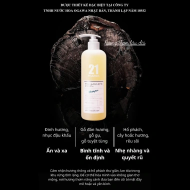 Dầu Gội Kiềm Dầu PHARMA 21 Nhật Bản 600ml - Kiểm Soát Dầu, Giảm Ngứa, Sạch Sâu 7