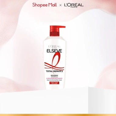 Dầu Gội L'oreal Paris Elseve Total 5 Filler Repairing 280ml/620ml - Phục hồi tóc hư tổn, giảm giá 145k Dầu Gội L'oreal Paris Elseve Total 5 Filler Repairing 280ml/620ml - Phục hồi tóc hư tổn, giảm giá 145k
