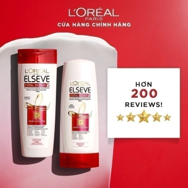 Dầu Gội L'oreal Paris Elseve Total 5 Filler Repairing 280ml/620ml - Phục hồi tóc hư tổn, giảm giá 145k 8 Dầu Gội L'oreal Paris Elseve Total 5 Filler Repairing 280ml/620ml - Phục hồi tóc hư tổn, giảm giá 145k 8