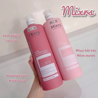 Dầu gội Mixrs 3 trong 1 kiềm dầu, phục hồi nang tóc, hương nước hoa cao cấp 800ml 2