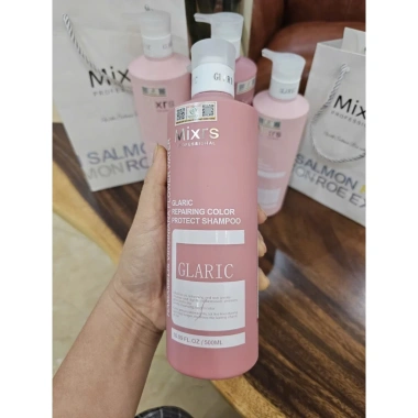 Dầu gội Mixrs 3 trong 1 kiềm dầu, phục hồi nang tóc, hương nước hoa cao cấp 800ml 10