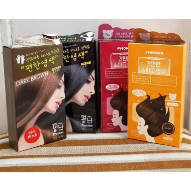 Dầu Gội Nhuộm Khô Phủ Bạc Pyeonan Hàn Quốc 30ml Nâu Socola - Giá Ưu Đãi 35.000₫
