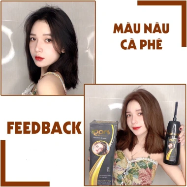 Dầu gội nhuộm tóc Nagi 400ml - Thảo dược thiên nhiên, không khô xơ, chỉ 198.000₫