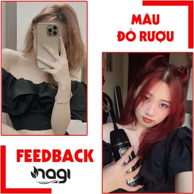 Dầu gội nhuộm tóc Nagi 400ml - Thảo dược thiên nhiên, không khô xơ, ưu đãi 129.000đ
