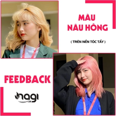 Dầu gội nhuộm tóc Nagi 400ml - Thảo dược thiên nhiên, không khô xơ, ưu đãi 129.000đ