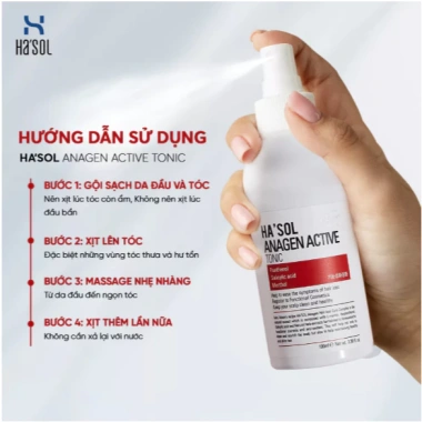 Dầu Gội Phục Hồi Tóc Hư Tổn Hasol 500g + Xịt Kích Mọc Tóc 100ml - 620k 5