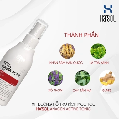 Dầu Gội Phục Hồi Tóc Hư Tổn Hasol 500g + Xịt Kích Mọc Tóc 100ml - 620k 6