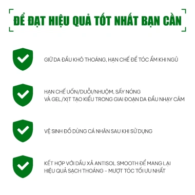 Dầu gội sạch gàu Antisol Plus iCare Pharma 300ml - Da đầu thông thoáng, dịu nhẹ, 350k 4