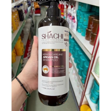 Dầu gội SHACHI Keratin & Argan 800ml x2 – Phục hồi tóc hư tổn, giảm rụng, chính hãng Mei – 225k 4