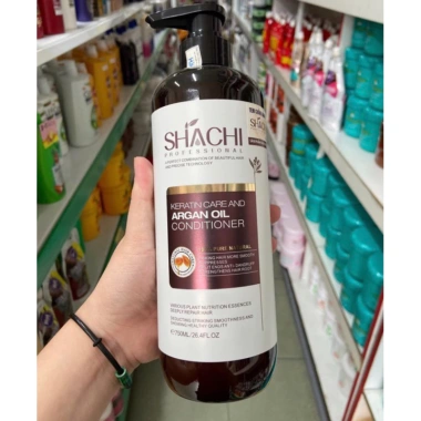 Dầu gội SHACHI Keratin & Argan 800ml x2 – Phục hồi tóc hư tổn, giảm rụng, chính hãng Mei – 225k 5