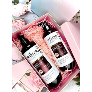 Dầu gội SHACHI Keratin & Argan 800ml x2 – Phục hồi tóc hư tổn, giảm rụng, chính hãng Mei – 225k 6