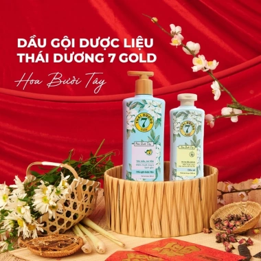 Dầu gội Thái Dương 7 Gold Hoa Bưởi Tây 200ml-500ml - Giá 108k gàu, ngứa, nấm da đầu 3 Dầu gội Thái Dương 7 Gold Hoa Bưởi Tây 200ml-500ml - Giá 108k gàu, ngứa, nấm da đầu 3