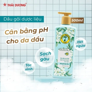Dầu gội Thái Dương 7 Gold Hoa Bưởi Tây 200ml-500ml - Giá 108k gàu, ngứa, nấm da đầu