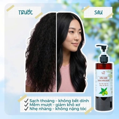 Dầu gội thảo dược Adeva Noni - Giảm gàu, ngừa rụng, tóc bềnh mềm mượt, chỉ 165k