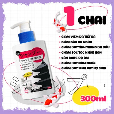 Dầu Gội Thảo Mộc Nhật Bản - Tinh Chất Hoa Nhài Giảm Nấm, Gàu, Tóc Ẩm Mốc, Bết - Giá 200.000 VND (Giảm từ 254.000 VND)