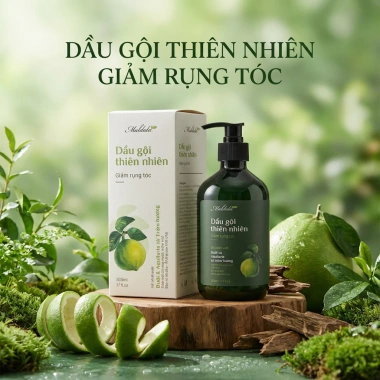 Dầu gội thiên nhiên Maldala giảm rụng tóc 500ml - Bưởi, Trầm hương, Tràm trà, Bồ kết - 285.000₫
