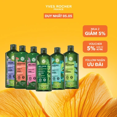 Dầu gội thiên nhiên Yves Rocher 300ml Không Sulfate Không Silicone - Giá 90.000đ